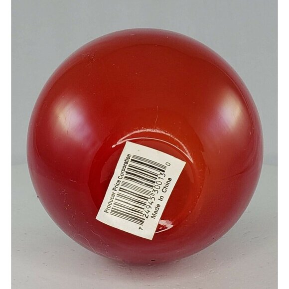 Art Glass Red Apple Fruit Fake Faux Home Decor - Picture 5 of 6